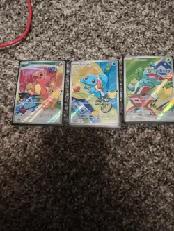 Pokemon TCG First Partner Illustration Collection Series 1 Kanto GEN 1 Starters - Image 1