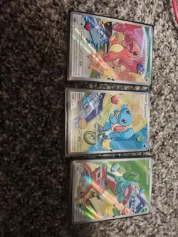 Pokemon TCG First Partner Illustration Collection Series 1 Kanto GEN 1 Starters - Image 2