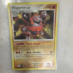 Rhyperior 12/130 Diamond & Pearl Holo Rare Pokemon 2007 The Pokemon Company - Image 2