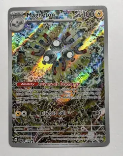 Pokemon Magneton 159 SV: Scarlet & Violet Promo Full Art Holo (Shinji Kanda) - Image 1