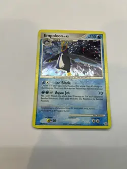 Pokemon TCG Empoleon Diamond & Pearl 4/130 Holo Holo Rare LP - Image 1