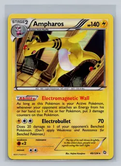 Ampharos - 40/124 (Cosmos Holo) 040/124 Promo Blister Exclusives NM Holo - Image 1