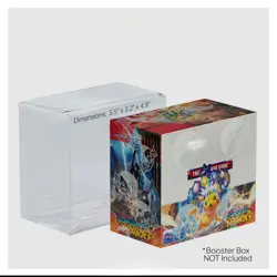 5 PCS Pokemon Booster Box Protector Cases- Booster Box Plastic Protectors - Image 3