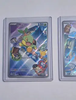 Pokemon First Partner Illustration Rare Turtwig Chimchar Piplup 30th Anniversary - Image 2