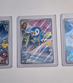 Pokemon First Partner Illustration Rare Turtwig Chimchar Piplup 30th Anniversary - Image 3