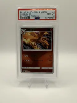 Pokemon Charizard 006/024 Detective Pikachu Holo Japanese PSA 10 - Image 2