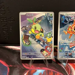 Pokemon TCG First Partner Illustration Collection Chimchar, Turtwig, Piplup NM - Image 4