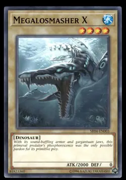 Megalosmasher X SR04-EN003 Yu-Gi-Oh Unlimited NM - Image 1