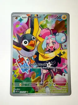 Iono’s Wattrel 231/217 Illustration Rare Pokemon Card Ascended Heroes Full Art - Image 1