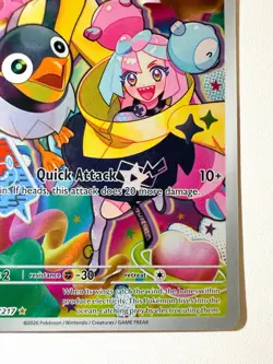 Iono’s Wattrel 231/217 Illustration Rare Pokemon Card Ascended Heroes Full Art - Image 3
