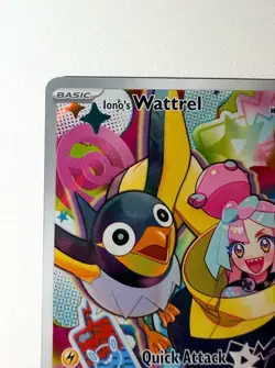 Iono’s Wattrel 231/217 Illustration Rare Pokemon Card Ascended Heroes Full Art - Image 5