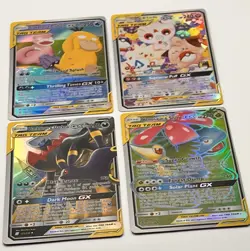 4-Card Pokemon TAG TEAM GX Bundle: Fan-Favorite Pokemon From Sun & Moon era - Image 1