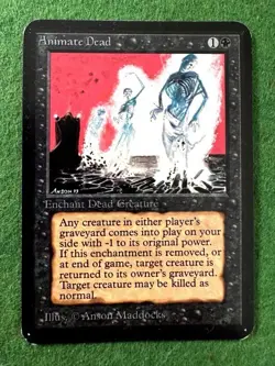 1993 MTG Animate Dead ALPHA (ID PV29) - Image 1