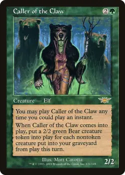 MTG NM English Caller of the Claw (x1) MTG Legions - Image 1