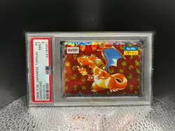 1995 Pokemon Japanese Topsun Charizard Holofoil PSA 9 MINT - Image 1