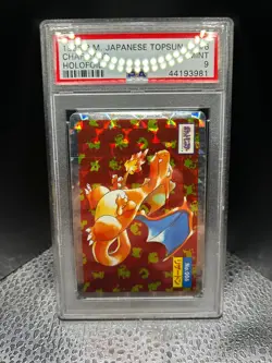 1995 Pokemon Japanese Topsun Charizard Holofoil PSA 9 MINT - Image 2