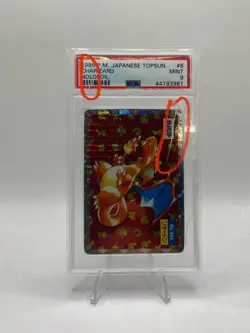 1995 Pokemon Japanese Topsun Charizard Holofoil PSA 9 MINT - Image 5
