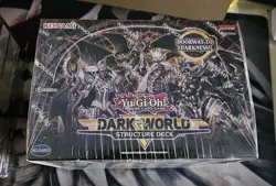 YUGIOH DARK WORLD STRUCTURE DECK DISPLAY BOX 1st Edition 8 DECKS NEW SEALED - Image 1