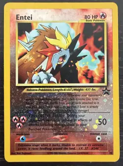 Pokemon TCG | Entei #34 | WOTC Black Star Promo | LP - Image 1