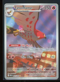 Talonflame 2026 Pokemon Perfect Order 091/088 Illustration Rare Holo - Image 1