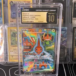 Pokemon Rotom ex M2: Inferno X Special Art Rare CGC 10 Japanese Holo 112/080 - Image 1