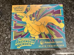 Pokemon Ascended Heroes Pokemon Center Exclusive Elite Trainer Box ETB Sealed - Image 1