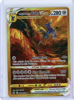 Pokemon TCG: Origin Forme Dialga VSTAR (Secret) Crown Zenith GG68/GG70 - Image 1