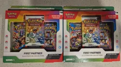 Pokemon (LOT OF 2) TCG First Partner Illustration Collection Series 1 Box SEALED - Image 1