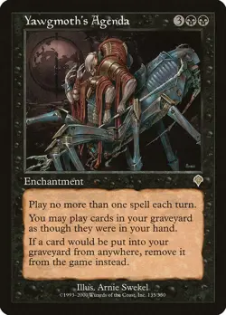 Yawgmoth's Agenda [Invasion] Magic MTG - Image 1