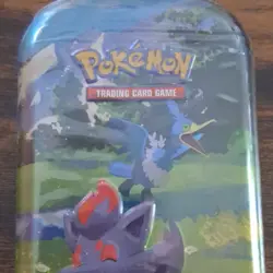Pokemon Mega Evolution—Ascended Heroes Mini Tin Zorua Cramorant TCG - Image 1