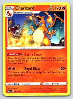 Pokemon Charizard McDonald's Promos 2024 M24 001/015 NM Promo Ryuta Fuse - Image 1