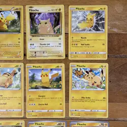 16X Pikachu Pokemon TCG Bundle - No Duplicates - XY to Modern - Image 3