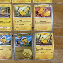 16X Pikachu Pokemon TCG Bundle - No Duplicates - XY to Modern - Image 5