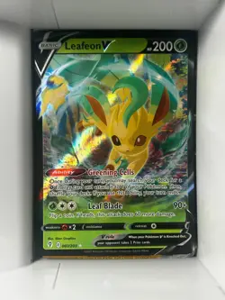 Leafeon V - Holo Rare V - Evolving Skies - Pokemon - 007/203 - NM/M - Image 1