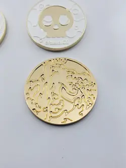 Pokemon TCG - Lugia 2021 + Charizard Ultra Premium Collection - Metal Coins Lot - Image 2