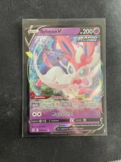 Sylveon V 074/203 | Regular | Pokemon Evolving Skies | Pack Fresh NM/M - Image 1