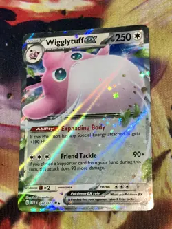Wigglytuff ex 040/165 Scarlet & Violet 151 Double Rare Holo Pokemon TCG Card NM - Image 2