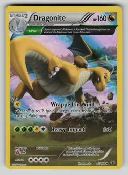 Dragonite 52/108 Holo Rare Roaring Skies Pokemon LP - Image 1