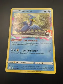 Pokemon TCG Cramorant 050/196 Cosmic Holo Prize Pack Series 3 Stamp Promo Clean - Image 4