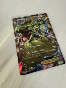 Pokemon TCG Rayquaza EX XY73 XY Black Star Promo 2015 Ultra Rare Card LP - Image 1