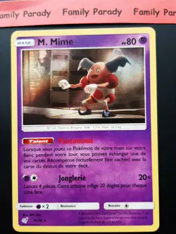 M. Mime Holo 80pv 11/18 Carte Pokemon Rare Promo Detective Pikachu Neuve fr - Image 1