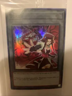 Yu-Gi-Oh! Token: Akiza & Black Rose Dragon TKN5-EN008 INFO Super Rare Sealed NEW - Image 1