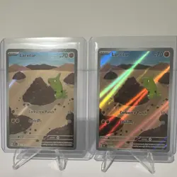 2 Card Lot Pokemon TCG Larvitar 203/197 Illustration Rare English - Image 1
