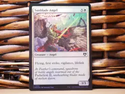 MTG Sunblade Angel 0061 FOIL | NM Near Mint | CMM | 2023 - Image 1