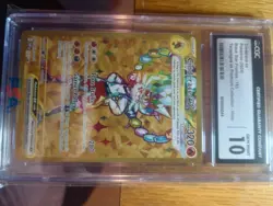 Pokemon Cinderace ex Black Star Promo Holo #163 CGC 10 English 2024 - Image 1
