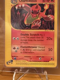 Pokemon Charmeleon Expedition Base Set 73/165 Uncommon 80 HP 2002 English - Image 1