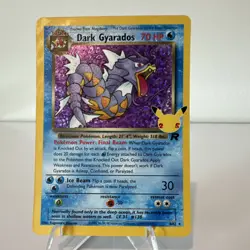 Pokemon Dark Gyarados 8/82 Team Rocket Holo Rare Celebrations 25th NM - Image 1