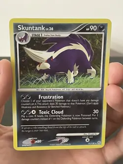 Pokemon Skuntank 15/130 Diamond & Pearl Holo Rare NM/LP - Image 4