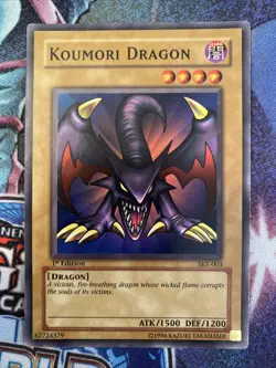 (AA) KOUMORI DRAGON SKE-003 YUGIOH 1st Edition Card VLP - Image 1