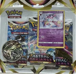 Astral Radiance 3 Booster Pack Blister Sylveon Pokemon Card TCG Brand New Sealed - Image 1